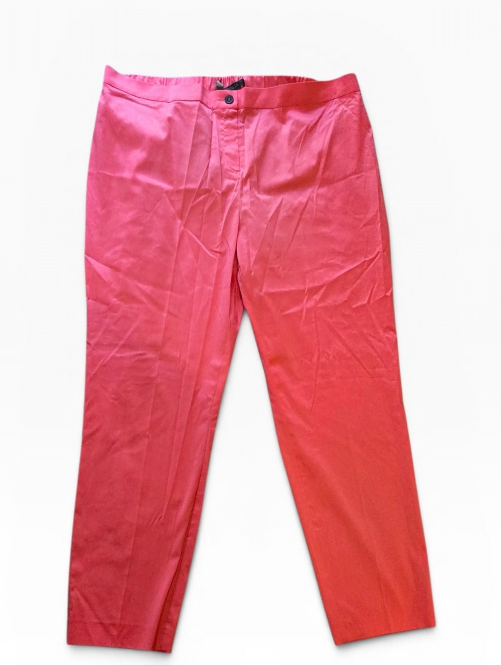 Marina Rinaldi "Remo" Coral Cotton Blend Trouser Size 22w